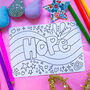 Colouring Positivity Postcards, thumbnail 4 of 8