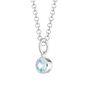Aquamarine Necklace, March Birthstone, thumbnail 4 of 7