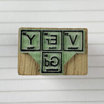 Teacher Stamp – “Very Good”, 4 of 6