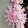 Honeycomb Tissue Paper Fans In Red And Pink's, thumbnail 4 of 6