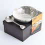 Heart Pewter Bowl And Spoon Set, 10th Anniversary Gifts, thumbnail 4 of 7