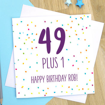 Personalised 50th Birthday Card, 2 of 4