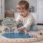Personalised Carry Case Wooden Animal Safari Train Toy, thumbnail 1 of 5