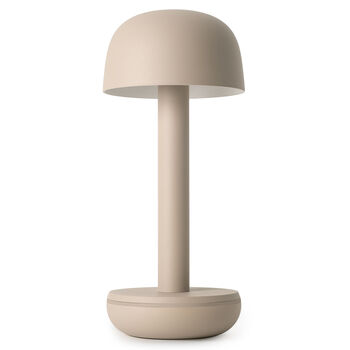 Two Cordless Table Lamp Beige, 2 of 2