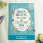 Personalised Blue A4 Wedding Activity And Colouring Book For Kids, thumbnail 2 of 9