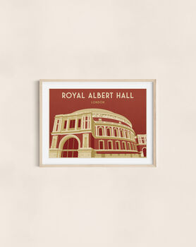 Royal Albert Hall London Travel Poster Art Print, 3 of 6