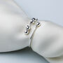Sterling Silver Sliding Bead Adjustable Ring, thumbnail 4 of 6
