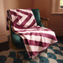 Dorsey Geometric Recycled Cotton Throw, thumbnail 2 of 6