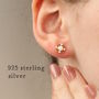 Victorian Opal Stud Earrings, thumbnail 4 of 6