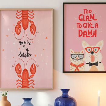 You’re My Lobster A4 Art Print, 4 of 7