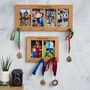 Personalised Oak Photo Frame And Medal Hanger, thumbnail 7 of 8