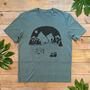 Wild Swimming Bear, Organic Men's T Shirt, thumbnail 4 of 4
