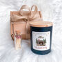 Personalised Family Name Scented Candle Gift Set First Christmas, thumbnail 3 of 5