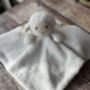 Embroidered White Baby Lamb Comforter, thumbnail 3 of 6