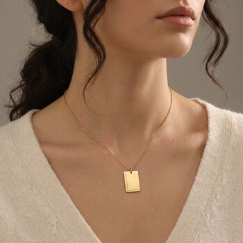 Gifts For Women Personalised Engraved Necklace, 12 of 12