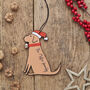 Fox Red Labrador Dog Christmas Decoration Personalisation Available, thumbnail 4 of 5