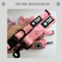 Pink Floral Dog Collar And Lead Set, thumbnail 1 of 4