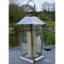 Silver Stainless Steel Candle Lantern, thumbnail 3 of 7