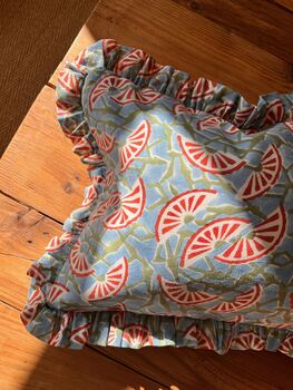 Boho Frill Cushion, 4 of 4