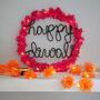 Marigold Happy Diwali Wreath, thumbnail 4 of 5