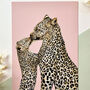 Giclée Fine Art 'Leopard Kiss' Print, thumbnail 1 of 6