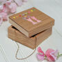 Personalised Welly Boot Oak Jewellery Box, thumbnail 2 of 9