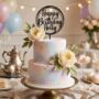 Personalised Acrylic Birthday Cake Topper Custom Name, thumbnail 1 of 8