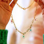 Colour Pop Pearl Daisy Chain Necklace, thumbnail 6 of 6