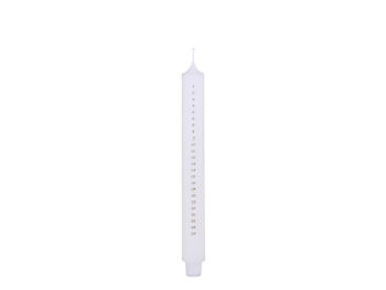 Tall Antique White Advent Candle, 2 of 2