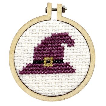 Witching You A Happy Halloween Mini Matchbox Cross Stitch Kit, 2 of 3