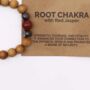 Mens Jasper And Cedarwood Bracelet For Grounding And Vitality, thumbnail 3 of 5