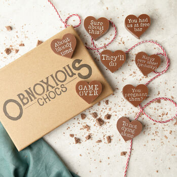 Obnoxious Chocs… Funny Engagement Congratulations Gift, 3 of 9