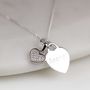 Personalised Children's Silver Heart Necklace, thumbnail 1 of 6
