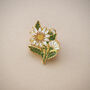 Daisy Flower Enamel Pin Badge, thumbnail 10 of 10