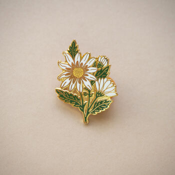 Daisy Flower Enamel Pin Badge, 10 of 10
