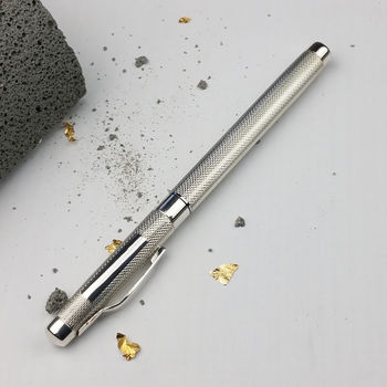 Personalised Silver Fountain Pen, 6 of 12