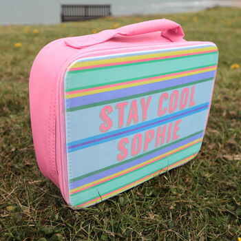 Personalised “Stay Cool” Cool Bag/Lunch Bag, 8 of 11