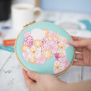 She Blooms Embroidery Kit, 2 of 8