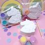 Paint Your Own Unicorn Shape Craft Kit Party Bag Fillers Girls, thumbnail 3 of 6