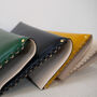 Handmade Leather Interlocking Clutch Bag, thumbnail 3 of 10
