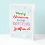 Merry Christmas Girlfriend Card, thumbnail 1 of 3