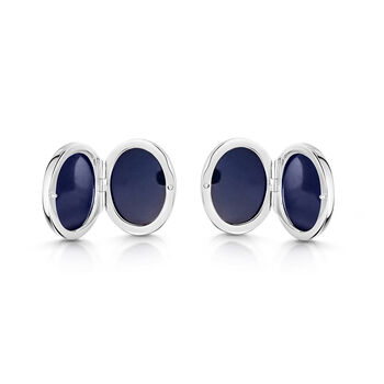 Locket Cufflinks Sterling Silver, 3 of 7