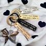 Titanium Keychain… I Love You More, The End, I Win, thumbnail 6 of 10