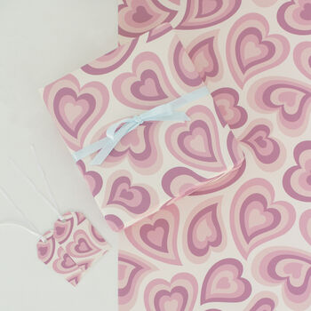 Premium Quality Valentine's Hearts Gift Wrapping Paper, 4 of 4