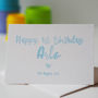 Happy 1st Birthday Personalised Card, thumbnail 2 of 4