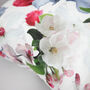 Crabapple And Iris Garden Cushion Cover Pink, thumbnail 7 of 7