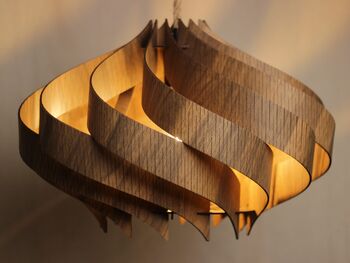 Scandinavian Wooden Pendant Light, 3 of 3