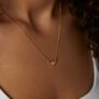 Custom Birthstone Teardrop Necklace, thumbnail 10 of 11