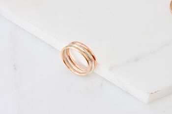 Yellow Goldfill Stacking Ring, 4 of 5
