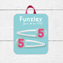 5th Birthday Hair Clips Gift Set, thumbnail 1 of 2